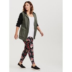 Hello Kitty Forever Tattoo Rose Print‎ Pants Size 3 Sanrio 2017